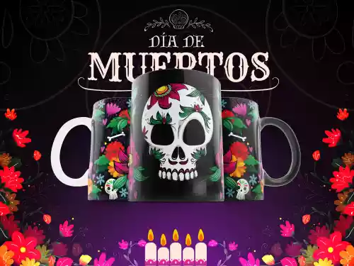 vectores plantilas DÍA DE MUERTOS,FESTEJO,